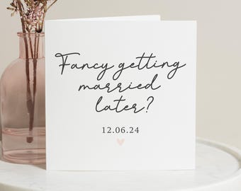 Fancy Getting Married Later Card For Groom, Husband To Be Wedding Day Card From Bride, To My Groom On Our Wedding Day, Fiance Wedding Day