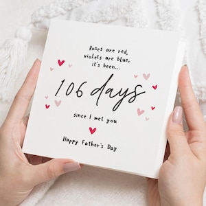 Fathers Day Card, 1st Fathers Day Card, First Fathers Day Card, Personalised Fathers Day Card, Card for Dad, Cute Card for Him