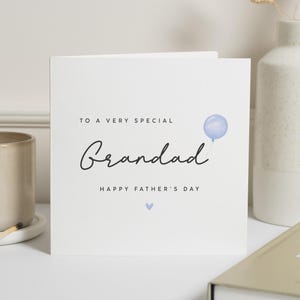 Fathers Day Card for Grandad, Grandad Fathers Day Card, Special Grandad Card, Fathers Day Card for Him, Personalised Grandad Card