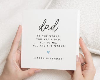 Dad Birthday Card, Greeting Card For Dad, Birthday Card For Dad, Happy Birthday Dad, Birthday Card Dad, Dad Card For Birthday, Dad Gift