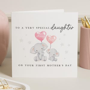 Biglietto per la festa della mamma figlia, 1° biglietto per la festa della mamma per figlia, primo biglietto per la festa della mamma, 1° biglietto per la festa della mamma, prima festa della mamma delle figlie