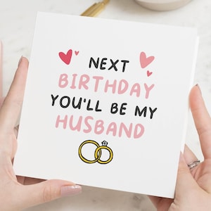 Carte d'anniversaire fiancé, carte d'anniversaire pour fiancé, carte d'anniversaire fiancé pour lui, cadeau d'anniversaire fiancé pour lui, joyeux anniversaire fiancé, petit ami