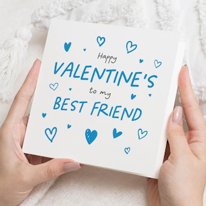 Happy Valentines Day Karte, Valentinstag Geschenk für ihn, einfache Valentinstag Karte, Valentinstag Geschenk für die beste Freundin, für Freund, Ehemann, Mann