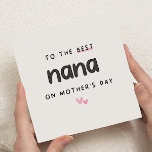 Biglietto per la festa della mamma di Nana, biglietti per la festa della mamma per Nana, auguri per la festa della mamma della nonna, festa della mamma della nonna, biglietto per la festa della mamma per Nan, per lei