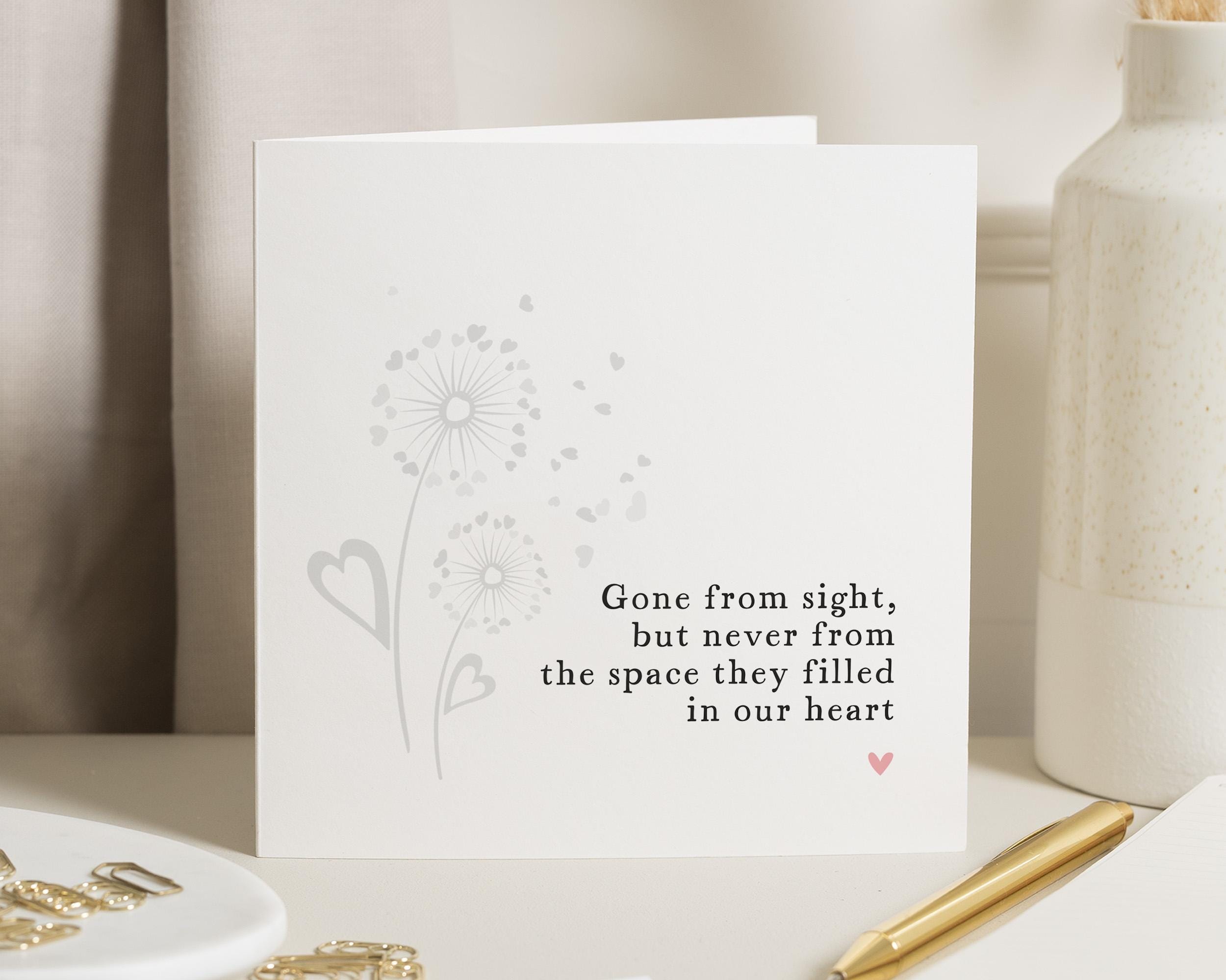 Sympathy Card, Thinking of You Card, Bereavement Card, Sorry for