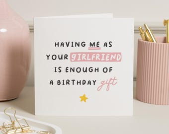 Boyfriend Birthday Card, Gifts For Boyfriend, Birthday Card For Boyfriend, Funny Boyfriend Birthday Card, For Him, Birthday Gift