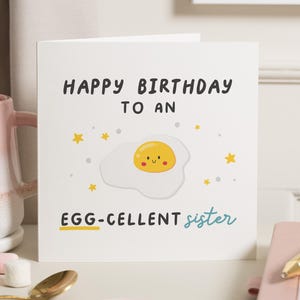 Cartão de aniversário da irmã, cartão de aniversário engraçado da irmã, cartão de aniversário para a irmã engraçado, presente de aniversário da irmã, cartão de aniversário engraçado da irmã, fofo