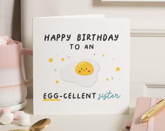 Sister Birthday Card, Funny Sister Birthday Card, Birthday Card For Sister Funny, Birthday Gift Sister, Birthday Card Funny Sister, Cute