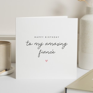 Fiance Birthday Card, Birthday Card For Him, Birthday Card For Fiance, Happy Birthday Fiance, Fiance Birthday Gift, Birthday Gift For Him