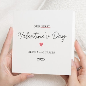 Vriendje 1e Valentijnsdag, onze eerste Valentijnsdagkaart voor vriend, valentijnscadeaus voor hem, eerste Valentijnsdagkaart vriendin