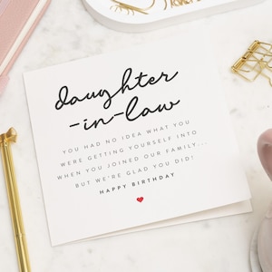 Cartão de aniversário para nora para ela, cartão de aniversário especial para nora, presente de aniversário personalizado para nora,
