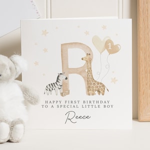Carte 1er anniversaire garçon, carte 1er anniversaire pour garçons, carte 1er anniversaire personnalisée, carte 1er anniversaire garçon, cadeau 1er anniversaire garçon