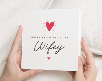 Valentines Cards For Wife, Valentines Day Card For Her, Wife Valentines Cards, Wife Valentine's Day Card, Valentines Day Gift For Wife