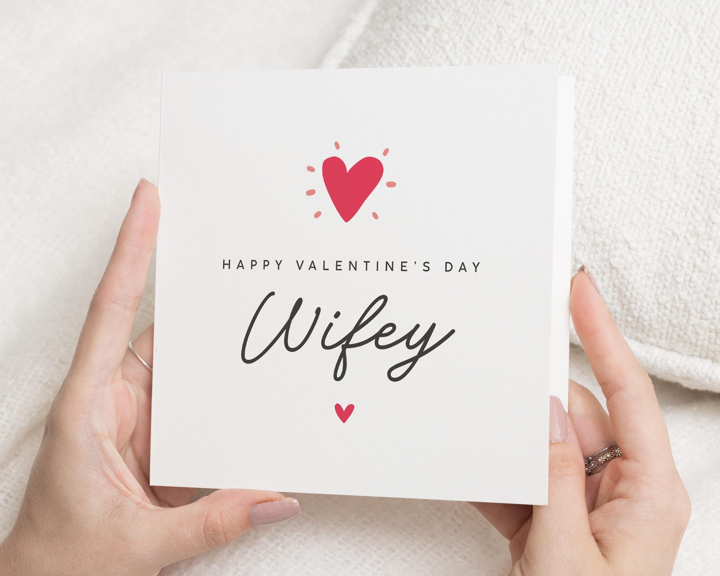 Valentinstagskarte „To My Wonderful Wife“ | Große Liebeskarte Mit Herz, 17,8 X 25,4 Cm, 3D-Optik Mit Goldfolie