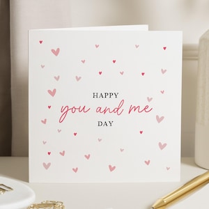 Biglietto di auguri per la giornata di te e me, biglietto di anniversario per lui, biglietti di anniversario, regalo di anniversario per lui, anniversario del fidanzato, anniversario di matrimonio
