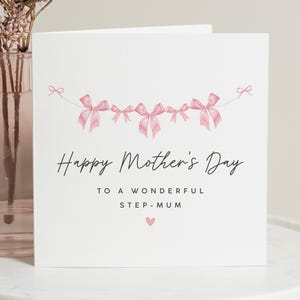 Cartão de Dia das Mães para Madrasta, Cartão de Feliz Dia das Mães para Madrasta, Cartão para o Dia das Mães, Cartões de Dia das Mães para Madrasta, Cartão de Bônus para o Dia das Mães para Madrasta