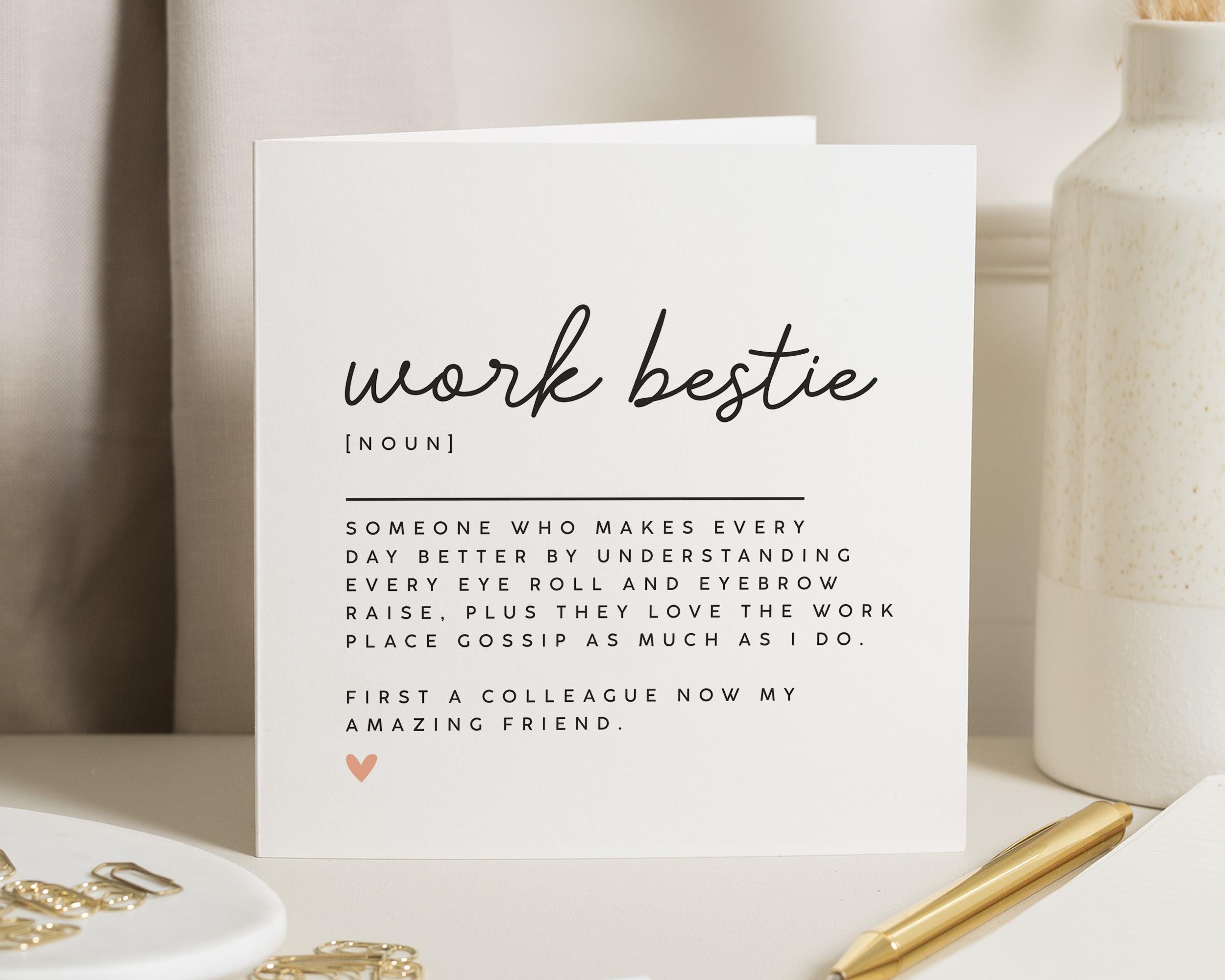 Old English Co. Divertida Tarjeta De Despedida Para Colegas – Tarjeta De Trabajo Divertida Con Texto En Inglés "A Wise Woman" Para El Trabajo Mejor Amiga Compañera De Trabajo – Sorry Leaving