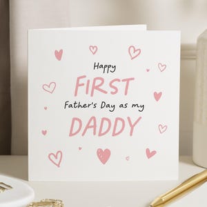 Eerste vaderdagkaart, vaderdagkaart van baby, vaderdagkaart, vaderdagkaart voor hem, leuke vaderdagkaart