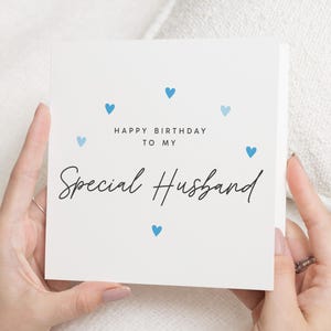 Carte d'anniversaire de mari, carte d'anniversaire pour mari, cadeau d'anniversaire de mari, carte d'anniversaire de mari, carte d'anniversaire pour lui, joyeux anniversaire