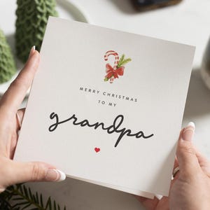 Opa Weihnachtskarte, Weihnachtskarte Opa, Opa Weihnachtskarte, Frohe Weihnachten Opa Karte, Opa Weihnachtskarte, Opa Geschenk