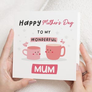 Carte de fête des mères spéciale maman, carte de fête des mères, meilleure maman de thé, carte de maman pour la fête des mères, cadeaux de fête des mères pour elle