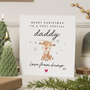 Cadeau de Noël pour futur papa, Carte de Noël pour futur papa, Carte de Noël pour futur papa, Carte de Noël pour papa, Cadeau pour nouveau papa, Cartes de visite