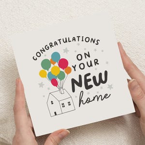 Carte de voeux pour votre nouvelle maison, Carte de nouvelle maison personnalisée, Cadeau de pendaison de crémaillère, Carte de pendaison de crémaillère, Cadeau pour une nouvelle maison, Carte d'emménagement