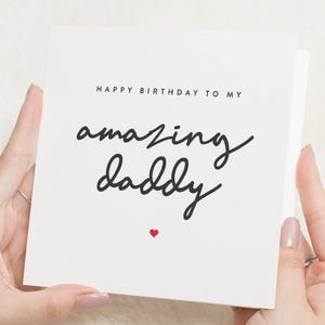 Daddy Geburtstagskarte, Geburtstagskarte für Daddy bilden Tochter, alles Gute zum Geburtstag Daddy Karte, Geburtstagskarte von Bump, 1. Geburtstag als mein Daddy