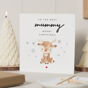 Mama Weihnachtskarte, Weihnachtskarte Mama, Mama Weihnachtskarte, Frohe Weihnachten Karte Mama, personalisierte Mama Weihnachtsgeschenk, Mama Geschenk, Mammy