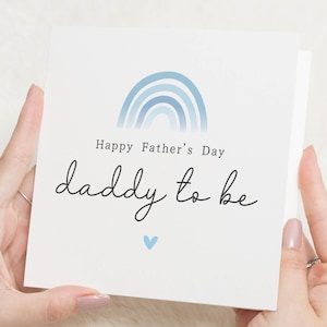 Fathers Day Card for Daddy to Be, Daddy to Be Fathers Day Card, Fathers Day Card from Bump, New Dad Card, Cute Fathers Day Card