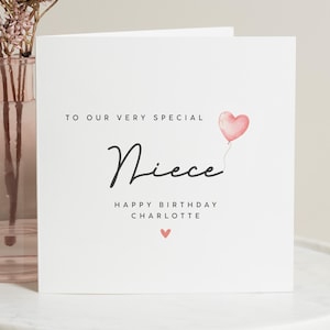 Geburtstagsgeschenke Nichte, Nichte Geburtstagskarte, Geburtstagskarte Nichte, alles Gute zum Geburtstag Nichte, spezielle Nichte Geburtstagskarte, Geschenk für Nichte, niedlich