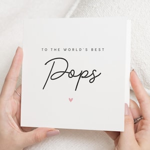 Carte d'anniversaire Pops, Joyeux anniversaire Pops, Carte d'anniversaire grand-père, Carte de joyeux anniversaire Grand-père, Carte d'anniversaire pour Pops, Cadeau d'anniversaire Pops
