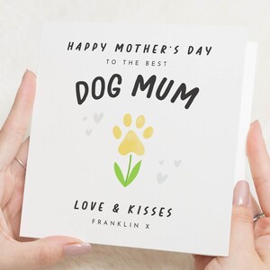 Hondenmoeder Moederdagkaarten, Moederdagcadeau van de hond, gelukkige Moederdag hondenmoeder, kaart voor Moederdag, moedercadeau voor haar