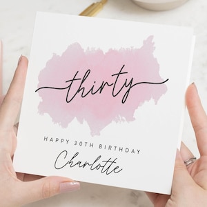 Joyeux 30e anniversaire carte ami, carte 30e anniversaire pour elle, Thiry and Fabulous 30e anniversaire carte, 30e anniversaire carte Bestie, meilleur ami