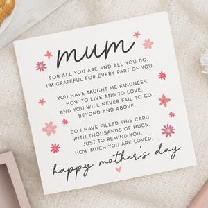 Biglietto di poesia per la festa della mamma, regalo per la festa della mamma, biglietto per la festa della mamma, biglietti per la festa della mamma per la mamma, buona festa della mamma, per la mamma, poesia per la mamma