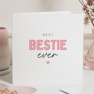 Bester Freund Geburtstagskarte, Bester Bestie aller Zeiten, Geburtstagskarte, Bestie Geburtstagskarte, Geburtstagsgeschenk für den besten Freund, alles Gute zum Geburtstag Bestie