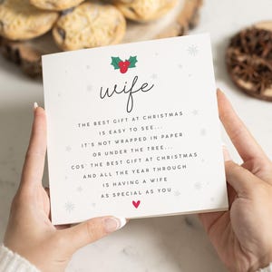 Frau Weihnachtskarte, Weihnachtskarte für Frau, Frau Weihnachtsgeschenk, Frau Weihnachtskarte, Frohe Weihnachten Frau Karte, Weihnachtsgeschenk Frau, Für Sie