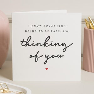 Carte de deuil d'un ami, carte de sympathie, pour un ami, carte de pensée pour vous, restez fort, cadeau en pensant à vous, carte de deuil, désolé pour votre perte