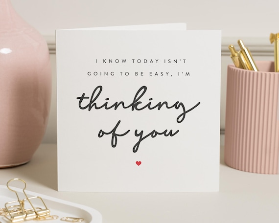 Friend Bereavement Card, Sympathy Card, for Friend, Thinking of