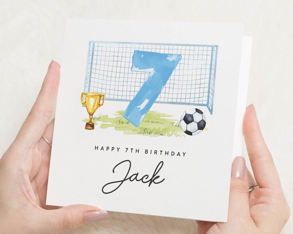 Biglietto Di Auguri Di Compleanno NFL Football Americano - 15x15 Cm Con Busta, Stampato In Inghilterra