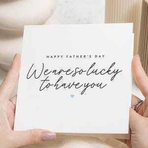 Fathers Day Card, Fathers Day Card from Kids, Fathers Day Card for Dad, Fathers Day Card for Him, Simple Fathers Day Card