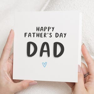 Fathers Day Card for Dad, Fathers Day Card, Card for Him, Simple Fathers Day Card, Cute Fathers Day Card, Card for Daddy