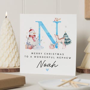 Cartão de Natal para sobrinho, Cartão de Natal para sobrinho, Cartão de Natal do 1º sobrinho, Cartão de Natal para sobrinho, Feliz Natal, Cartão de Natal para sobrinho-neto