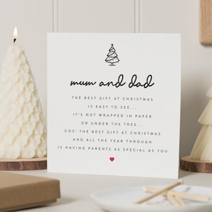 Weihnachtskarte Mama und Papa, Weihnachtskarte Mama und Papa, Eltern Weihnachtskarte, personalisierte Weihnachtskarten Mama & Papa, Weihnachten Eltern
