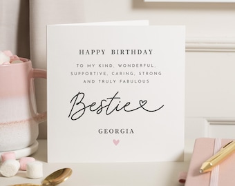 Bestie Birthday Card, Best Friend Birthday Card, Best Friend Birthday Gift, Birthday Card Bestie, Birthday Card For Best Friend