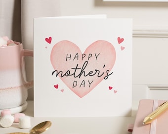 Mother's Day Card, Happy Mothers Day Card, Card For Mothers Day, Mum Mothers Day Cards For Her, Personalised Mothers Day Card, Gift