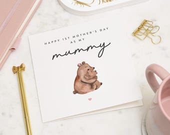 Mothers Day Gift For Mummy, First Mothers Day Card As My Mummy, 1st Mother's Day Cards, For New Mummy, Mother's Day Card From Baby, Gifts