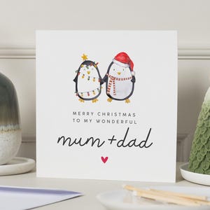 Mama und Papa Weihnachtskarte, Weihnachtskarte für Mama und Papa, Eltern Weihnachtskarte, personalisierte Weihnachtskarte für Eltern, Weihnachtsgeschenk