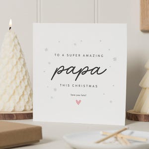 Papa Weihnachtskarte, Weihnachtskarte für Papa, Papa Weihnachtskarte, Frohe Weihnachten Papa, Papa Weihnachtskarte, Papa Weihnachtskarte, Papa Geschenk
