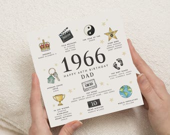 Dad 60th Birthday Card, 60th Birthday Card For Him, 60th Gift For Uncle, Grandad 60th Milestone Birthday Gift, Brother 60th Birthday Wishes
